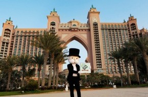 Atlantis, The Palm: Mr. Monopoly besucht das Atlantis, The Palm:  Das beliebteste Brettspiel der Welt kommt nach Dubai!