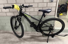 Polizeipräsidium Südhessen: POL-DA: Darmstadt: Sicherstellung und Auffindung mehrerer Fahrräder - Eigentümerinnen und Eigentümer gesucht