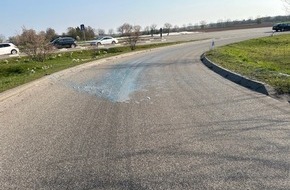 Polizeidirektion Landau: POL-PDLD: POL-PDLD: L509/ BAB65/ Anschlussstelle LD-Zentrum - verschmutzte Fahrbahn(Nachtrag zu https://www.presseportal.de/blaulicht/pm/117686/6240340)