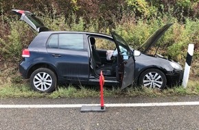 Polizeidirektion Landau: POL-PDLD: Neustadt/Wstr. - Geschwindigkeit nicht angepasst, Fahrerin schwer verletzt