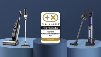 ECOVACS GLOBAL PTE. LTD.: Auszeichnung für Tineco: PLUS X AWARD für die höchste Kundenzufriedenheit 2024