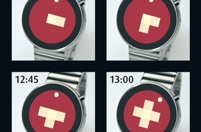 Partime Advision AG: Das Schweizerkreuz als Uhr (BILD)