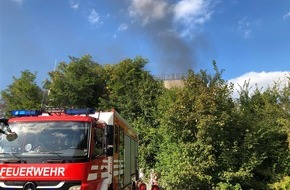 Polizeidirektion Landau: POL-PDLD: Germersheim - Brand in der alten Schiffswerft