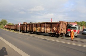 Polizeidirektion Montabaur: POL-PDMT: Verkehrsunfall zwischen LKW und Güterzug
