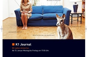 Kabel Eins: Bundesweite Kampagne zum Start von "K1 Journal", dem neuen Informationsmagazin bei Kabel 1