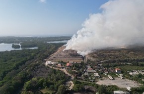 Global Micro Initiative e.V.: Großfeuer auf Balis Mülldeponie bedroht Projektteilnehmer von Global Micro Initiative e.V.