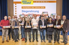 Motor Presse Stuttgart, PROMOBIL/ CARAVANING: Das Reisemobil-Magazin PROMOBIL krönt die Stellplatz-Champions Deutschlands