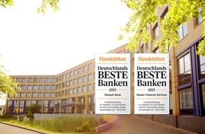 Mobilize Financial Services, eine Marke der RCI Banque S.A. Niederlassung Deutschland: Beste Banken: Renault Bank und Nissan Financial Services vom Handelsblatt ausgezeichnet