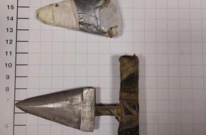Bundespolizeidirektion Sankt Augustin: BPOL NRW: Bundespolizei beschlagnahmt verbotenes Messer