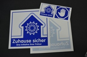 Polizeidirektion Hannover: POL-H: Polizeidirektion (PD) Hannover verleiht tausendste Plakette "Zuhause sicher"