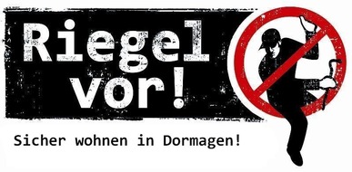 Kreispolizeibehörde Rhein-Kreis Neuss: POL-NE: Tageswohnungseinbrecher im Dormagener Norden unterwegs - Schieben Sie Einbrechern einen Riegel vor