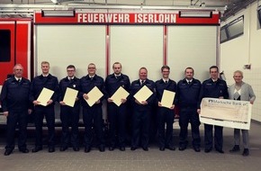 Feuerwehr Iserlohn: FW-MK: Jahresdienstbesprechung der Löschgruppe Sümmern