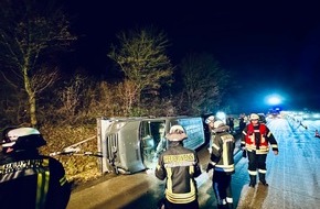 FFW Gemeinde Schwalmtal: FFW Schwalmtal: Technische Hilfeleistung nach Verkehrsunfall