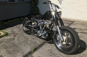 Polizei Paderborn: POL-PB: 39 Jahre alte Harley Davidson aus Garage gestohlen