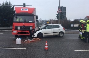 Polizeidirektion Worms: POL-PDWO: Verkehrsunfall mit Personenschaden im Bereich der B9