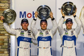 Ford GT-Pilot Dirk Müller lässt nach Klassensiegen in Le Mans und Daytona Platz 2 in Sebring folgen