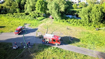 Feuerwehr der Stadt Arnsberg: FW-AR: Jugendfeuerwehr simuliert Vegetationsbrandbekämpfung