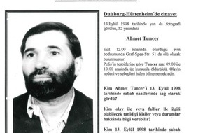 Polizei Duisburg: POL-DU: Hüttenheim: Mordermittler rollen Duisburger Cold Case auf - Wer erschoss vor 24 Jahren Ahmet Tuncer?