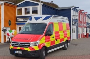 Rettungsdienst-Kooperation in Schleswig-Holstein gGmbH: RKiSH: Vollelektrischer Rettungswagen auf Helgoland im Einsatz