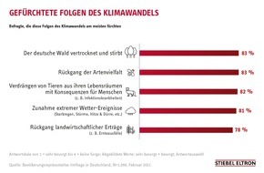 STIEBEL ELTRON: Umfrage: 83% der Deutschen haben Angst, dass der Wald als Klimawandel-Folge stirbt