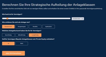 FINVIA Holding GmbH: FINVIA Family Office veröffentlicht Tool zur Berechnung der optimalen Vermögensaufteilung