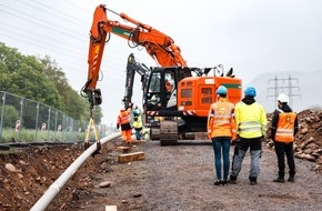 badenova AG & Co. KG: badenova-Pressemeldung: Wasserstoffleitungsbau in Albbruck geht weiter