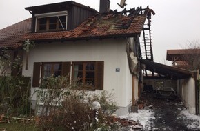 Polizeidirektion Neustadt/Weinstraße: POL-PDNW: Wohnhausbrand in Meckenheim - hoher Sachschaden
