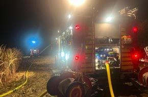 Feuerwehr Voerde: FW Voerde: Mit der Kreisbereitschaft zum Waldbrand in Sonsbeck