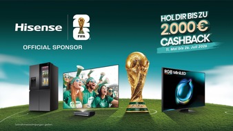 Hisense Gorenje Germany GmbH: F&uuml;r Stadion-Feeling zu Hause: Hisense lockt mit Technik-Highlights und Cashback