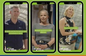 Bundesinnungsverband f&uuml;r Orthop&auml;die-Technik: OTWorld 2026: Jubil&auml;umskampagne "50 years - 50 voices" gibt Patienten weltweit eine Stimme