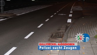Polizeipräsidium Oberhausen: POL-OB: Gullydeckel auf Radweg ausgehoben - Polizei sucht Zeugen