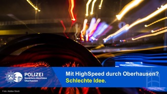 Polizeipräsidium Oberhausen: POL-OB: Speedtest auf den Straßen in Oberhausen