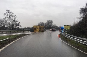 Polizeidirektion Ludwigshafen: POL-PDLU: (Frankenthal) Lkw-Unfall auf der B9