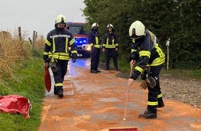 Feuerwehr Sprockhövel: FW-EN: Türöffnung und Ölspur
