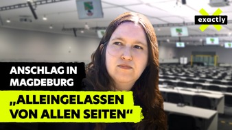 MDR Mitteldeutscher Rundfunk: MDR-Reihe &bdquo;exactly&ldquo; zum Thema: &bdquo;Magdeburg: Vergessen nach dem Anschlag &ndash; Traumata und Hilfe&ldquo;