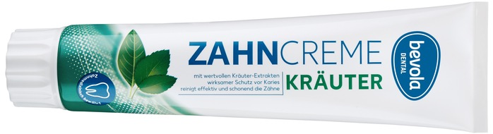 Kaufland: bevola Zahncreme von Kaufland ist ausgezeichnet / Von Stiftung Warentest mit "sehr gut" bewertet