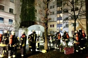 Feuerwehr Kiel: FW-Kiel: Feuer im Keller beschäftigt die Feuerwehr Kiel