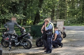 Polizei Steinfurt: POL-ST: Kreis Steinfurt, Motorradkontrollen in Tecklenburg, Lienen und Metelen