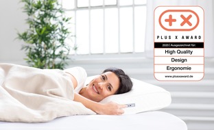 medisana GmbH: Für Stressabbau, besseren Schlaf und mehr Entspannung: Neues medisana SleepWell Kissen SP 100 mit Plus X Award 2020 ausgezeichnet