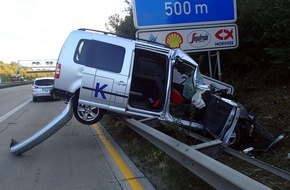 Verkehrsdirektion Mainz: POL-VDMZ: Schwerer Verkehrsunfall auf der A61