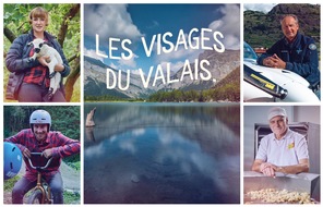 Valais/Wallis Promotion: Les Visages du Valais - Ilona (agricultrice), André (innovation), Sylvain (VTT) et Benno (marque Valais)