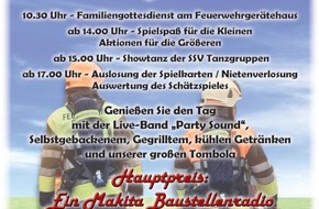 Freiwillige Feuerwehr Bedburg-Hau: FW-KLE: Herzliche Einladung zum 31. Sommerfest der Freiwilligen Feuerwehr Bedburg-Hau