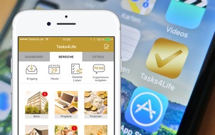 Apps For All GmbH: Tasks4Life - iPhone Aufgabenmanager mit umfangreichen Team-Funktionen