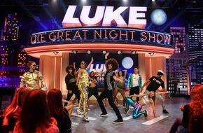 SAT.1: Entertainment-"Gott" drückt Luke Mockridge die Daumen für seine neue Show "LUKE! Die Greatnightshow" am Freitag: "Toi, toi, toi, das wird schon!"