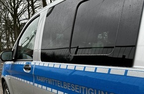 Polizeiinspektion Emsland/Grafschaft Bentheim: POL-EL: Lingen - Granatenfund am Langschmidtsweg Ecke Wacholderstraße - Evakuierung und erfolgreiche Entschärfung