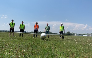 Klaus Ohlmann Adventures powered by Kasaero: PRESSEMELDUNG: Zivilschutz-Drohne - Neues unbemanntes Messflugzeug erkennt künftig Gefahrstoffwolken aus der Luft und liefert Echtzeit-Daten
