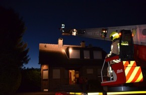 Feuerwehr Stolberg: FW-Stolberg: Vermeintlicher Kaminbrand / Benzingeruch aus Kanal