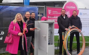 Deutsche Telekom AG: Spatenstich für umfassenden Glasfaserausbau in Bissingen an der Teck