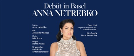 act entertainment ag: Debüt in Basel: Anna Netrebko | 30. November 2026 im Stadtcasino