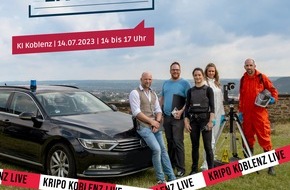 Polizeipräsidium Koblenz: POL-PPKO: Kripo Koblenz Live: Der Berufsinformationstag der besonderen Art